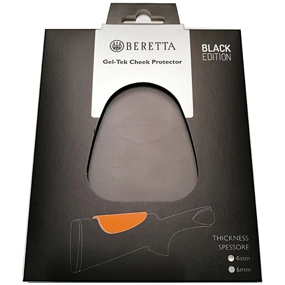 Gelevá lícnice na pažbu Beretta Gel-tek, Černá, 4 mm
