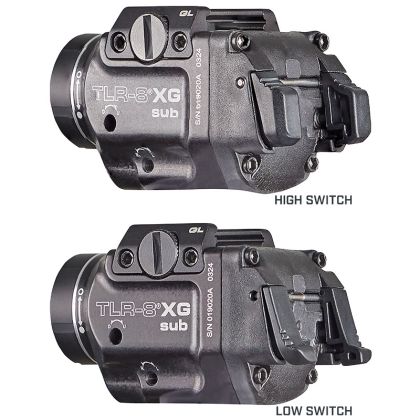 Svítilna Streamlight TLR-8 X G Sub, Zelený laser (SubCompact s railem)