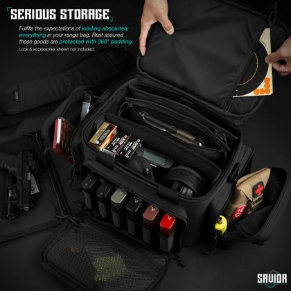 Střelecká taška Savior Specialist Range, Černá