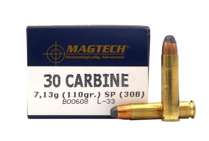 Náboj Magtech .30 Carbine, 110gr/7,1g, SP