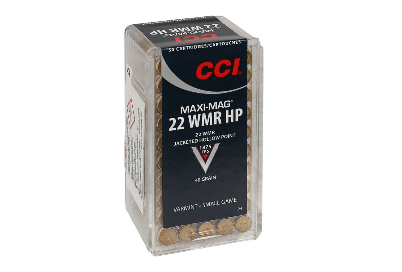 Náboj CCI .22 WMR, 40gr/2,60g, JHP