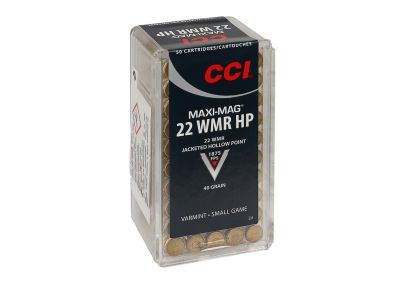 Náboj CCI .22 WMR, 40gr/2,60g, JHP
