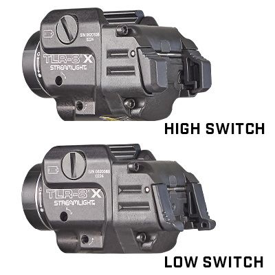 Svítilna Streamlight TLR-8 X, Červený laser