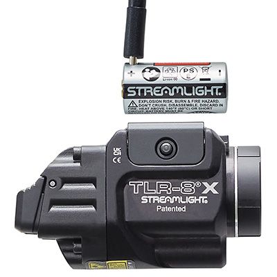 Svítilna Streamlight TLR-8 X, Červený laser