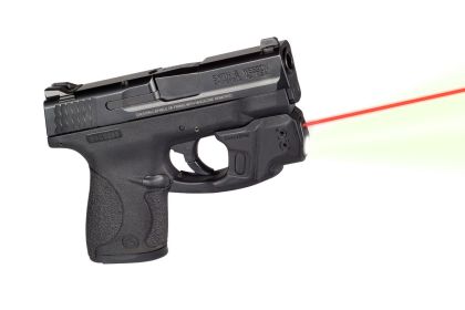 Svítilna LaserMax GripSense s laserem, S&W Shield 9/40, Červený