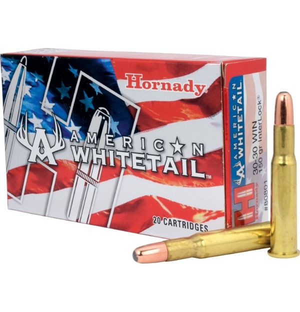 Náboj Hornady .30-30 Win American Whitetail, 150gr/9,7g, Interlock