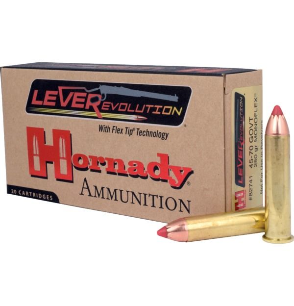 Náboj Hornady .45-70 Govt. LEVERevolution, 250gr/16,2g, MonoFlex
