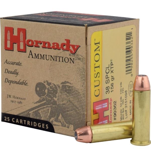 Náboj Hornady .38 Special Custom, 158gr/10,25g, XTP