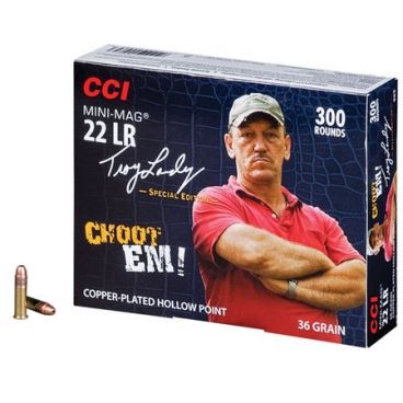 Náboj CCI .22 LR Mini Mag Swamp People, 36gr/2,33g, LRN CU HP