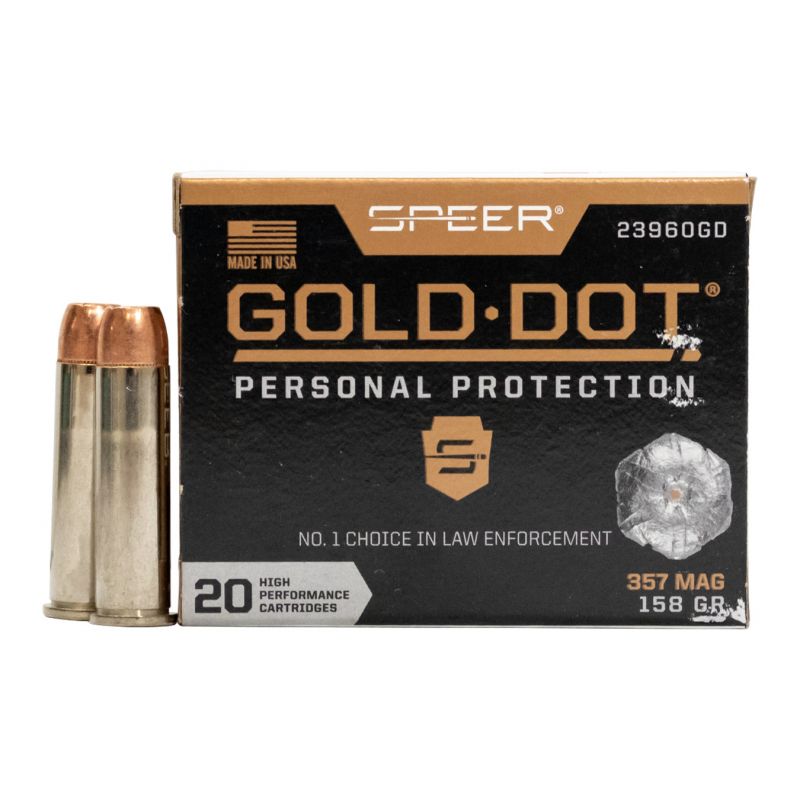 Náboj Speer .357 Mag. Gold Dot, 158gr/10,25g, JHP GD