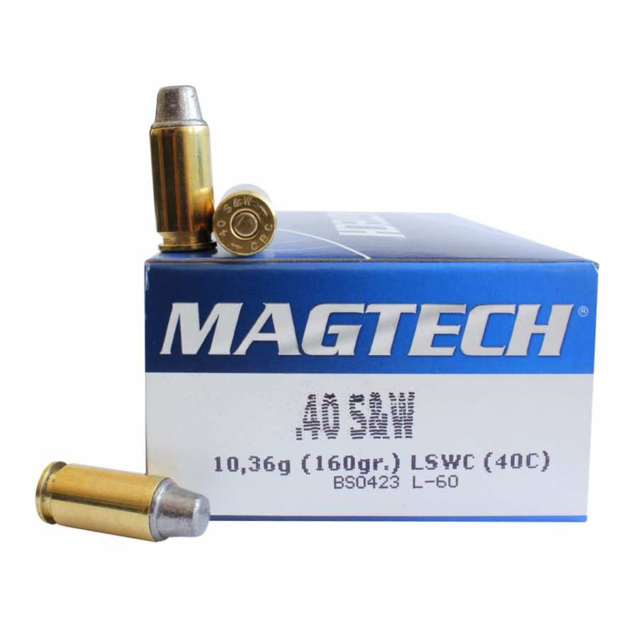 Náboj Magtech .40 S&W, 160gr/10,4g, LSWC