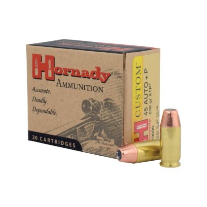 Náboj Hornady .45 ACP +P A-I Custom, 230gr/14,9g, XTP