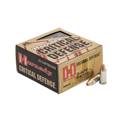 Náboj Hornady 6,35 mm Br. Critical Defense, 35gr/2,3g, FTX