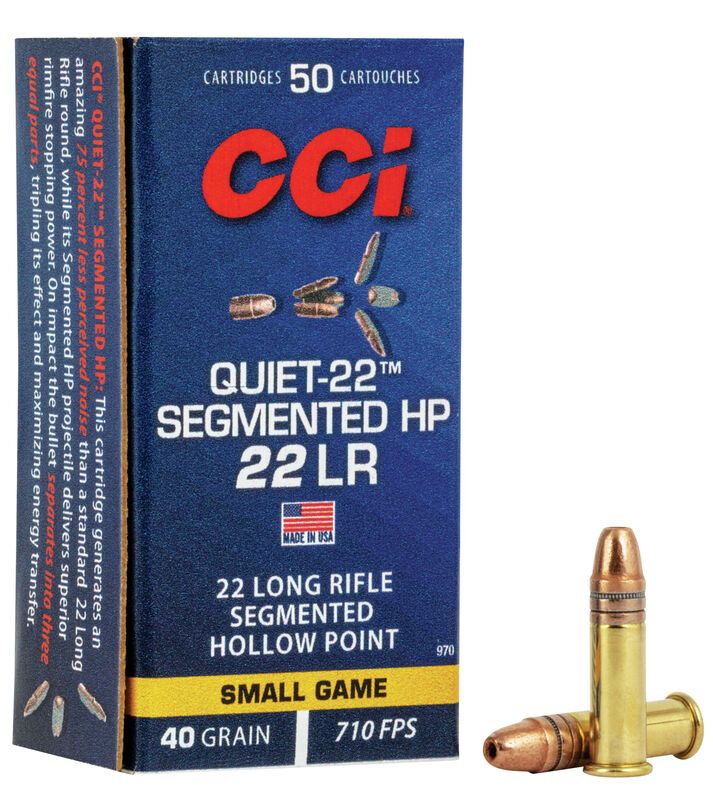 Náboj CCI .22 LR Quiet, 40gr/2,6, HP