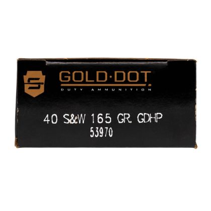Náboj Speer .40 S&W Gold Dot, 165gr/10,7g, JHP GD