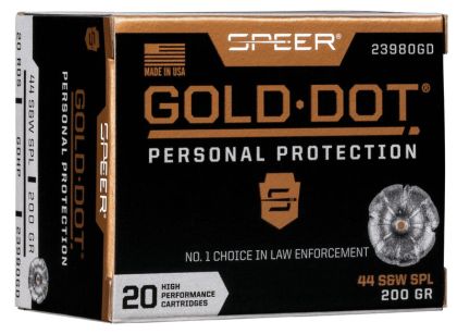 Náboj Speer .44 Special Gold Dot, 200gr/13g, JHP GD