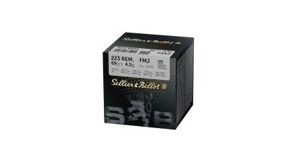Náboj Sellier & Bellot .223 Rem Training, 69gr/4,5g, FMJ