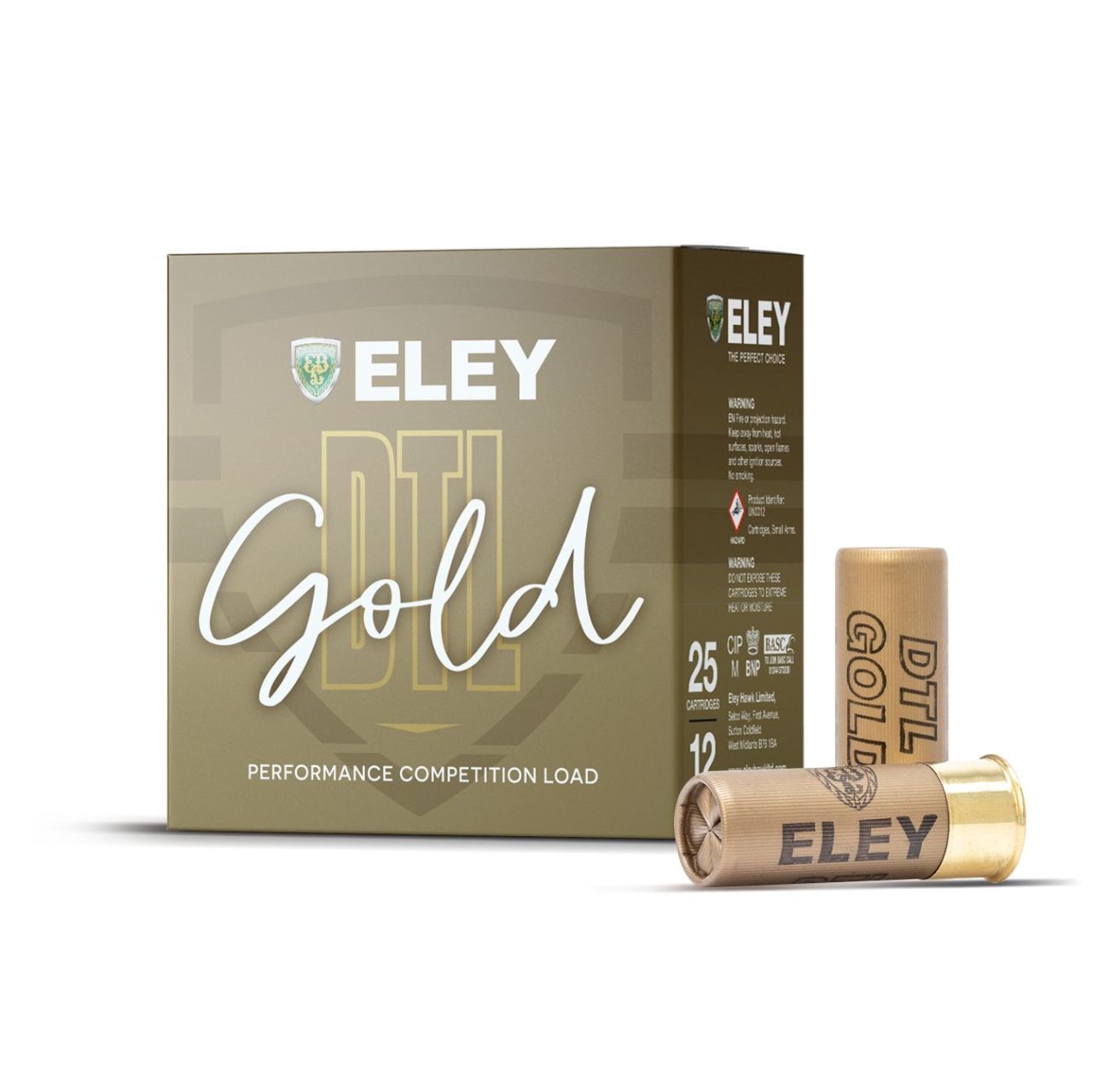 Náboj Eley Hawk 12/70 DTL Gold, 2,3mm, 28g