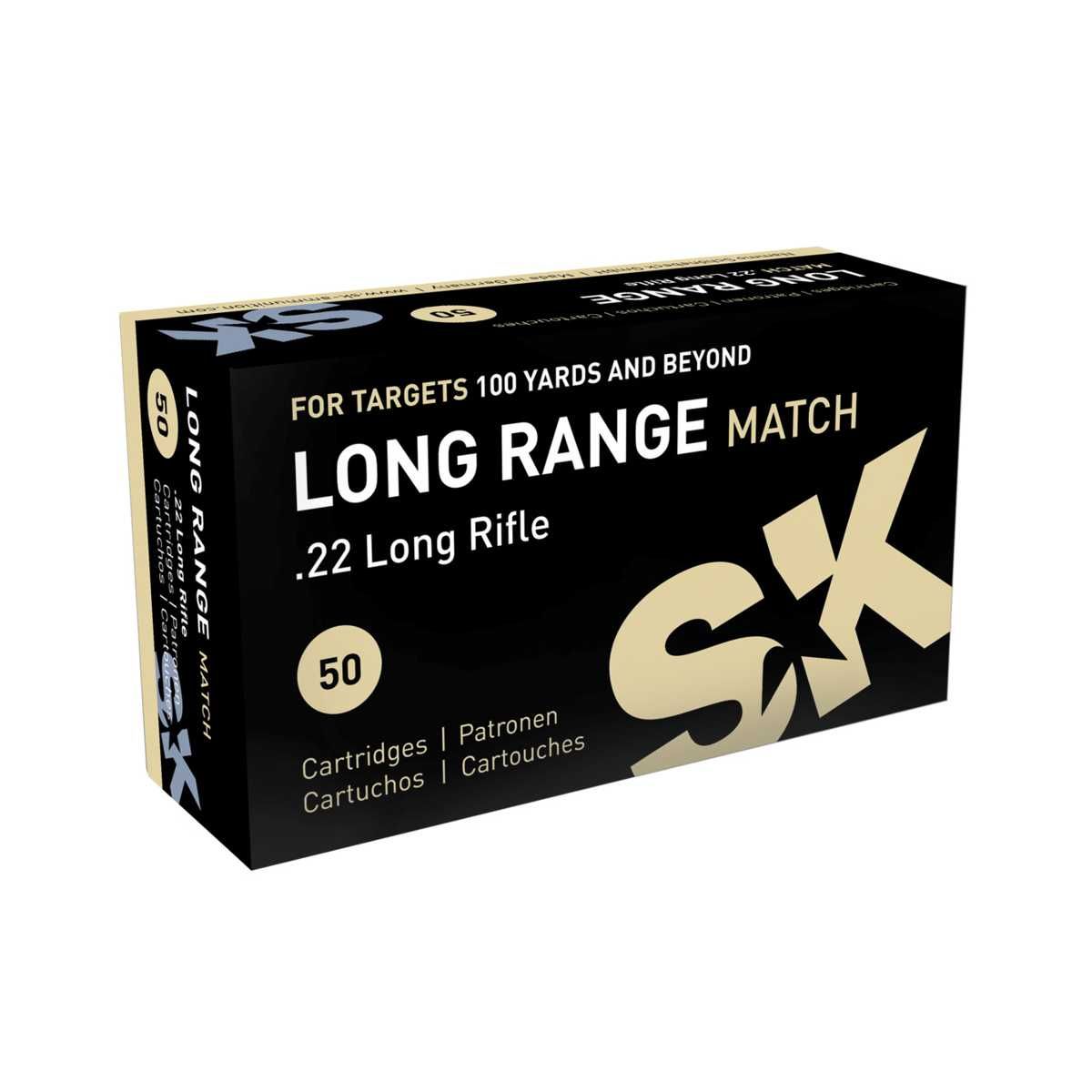 Náboj Lapua SK .22 LR Long Range Match 40gr/2,56g, LRN