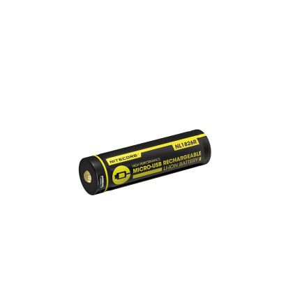 Dobíjecí baterie 18650 Nitecore, Micro USB, 2600 mAh