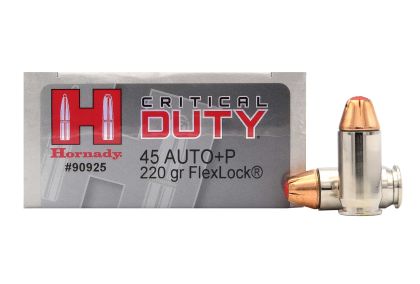 Náboj Hornady .45 ACP +P A-I Critical Duty LE, 220gr/14,3g, FlexLock