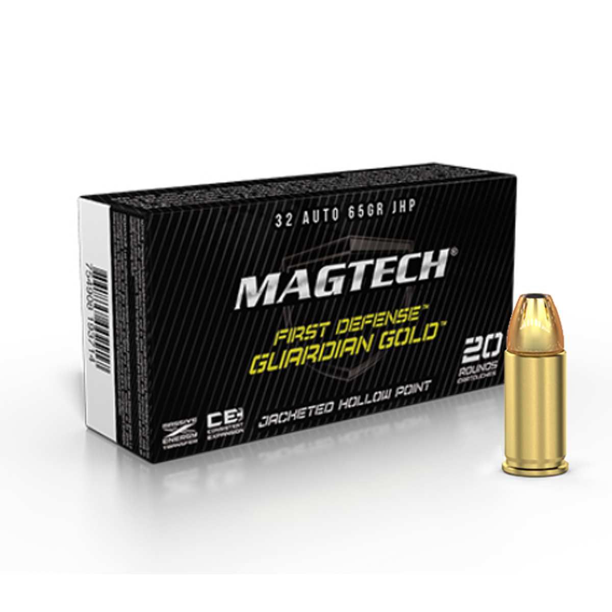 Náboj Magtech 7,65 mm Br. Guardian Gold, 65gr/4,2g, JHP