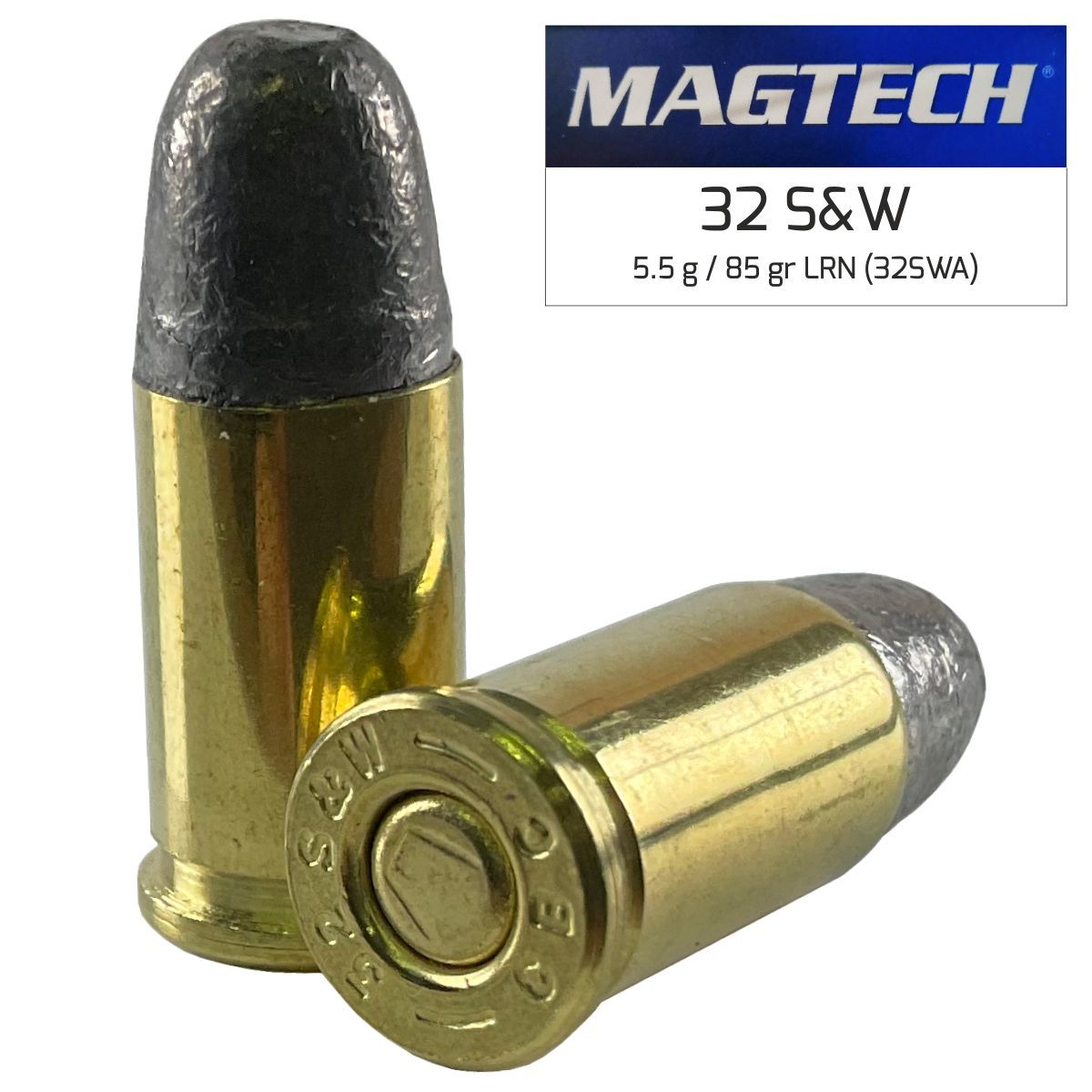 Náboj Magtech .32 S&W Short, 85gr/5,5g, LRN