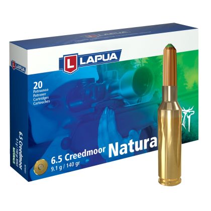 Náboj Lapua 6,5 Creedmoor 140gr/9,1g, Naturalis