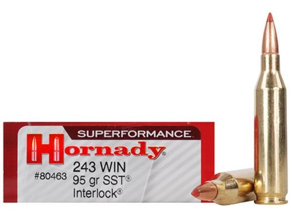 Náboj Hornady .243 Win Superformance, 95gr/6,1g, SST
