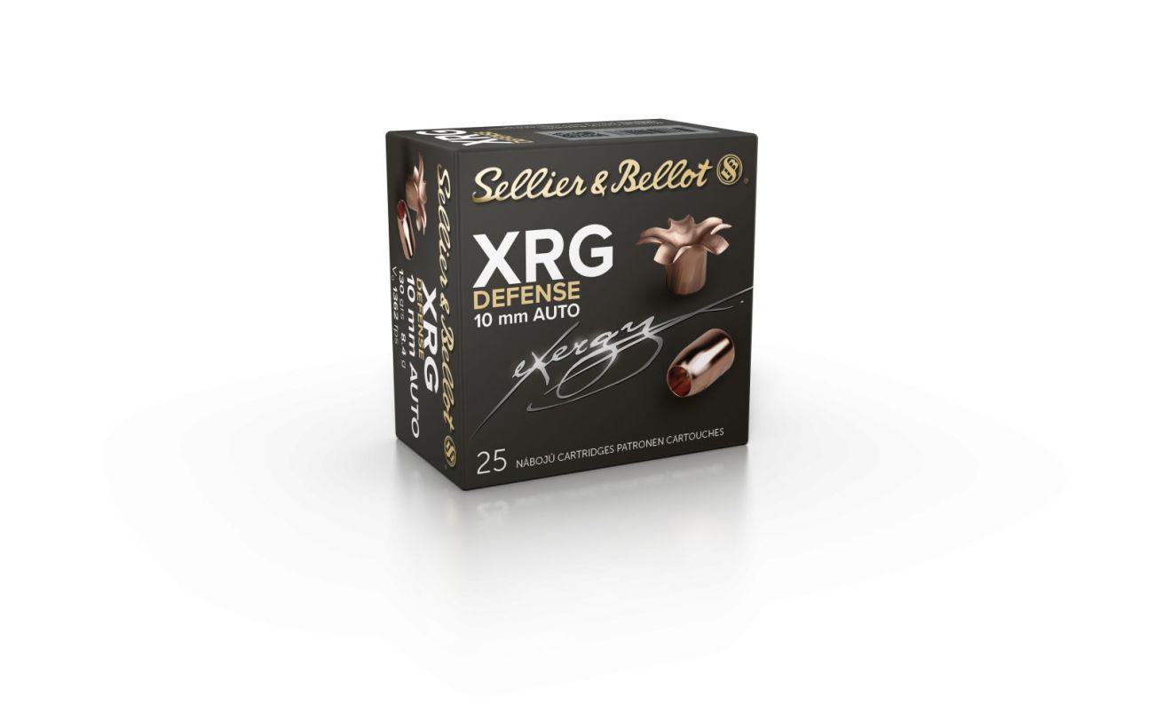 Náboj Sellier & Bellot 10mm Auto XRG Defense, 130gr/8,4g, XRG