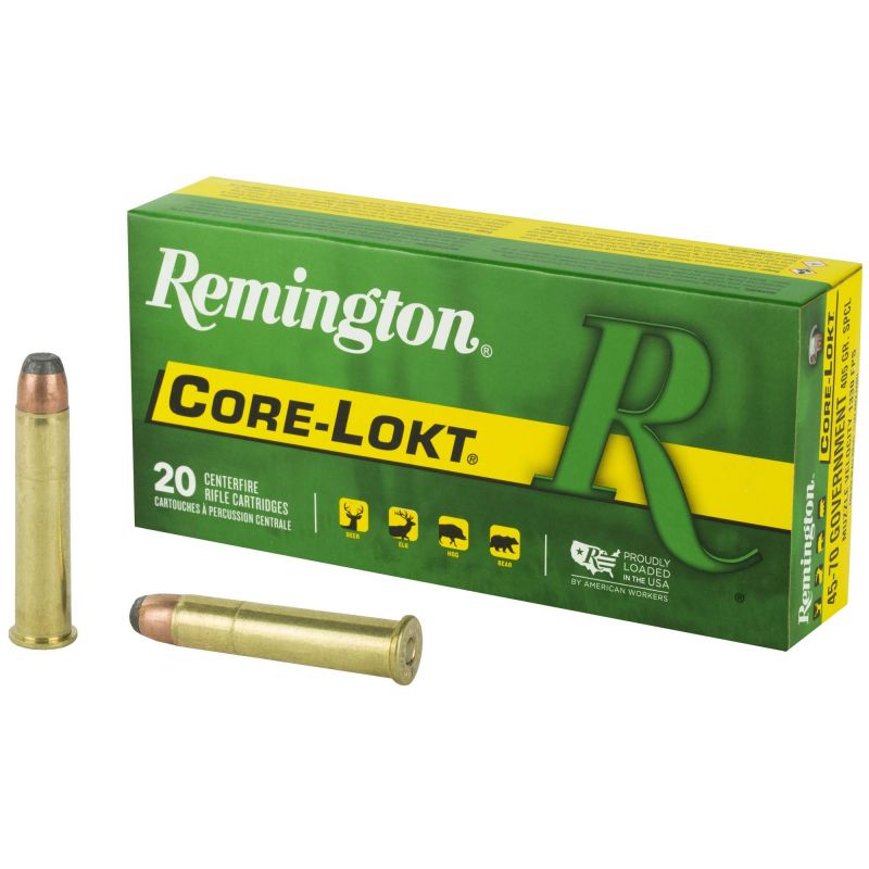 Náboj Remington .45-70 Govt. Core-Lokt, 405gr/26,2g, SP