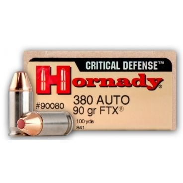 Náboj Hornady 9 mm Br. Critical Defense, 90gr/5,8g, FTX