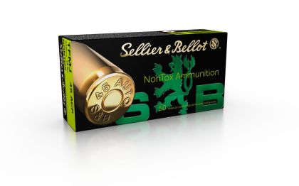 Náboj Sellier & Bellot .45 ACP Nontox, 230gr/14,9g, TFMJ