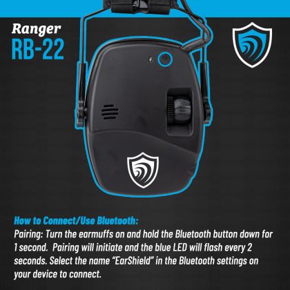 Elektronická sluchátka Otis EarShield Ranger Bluetooth
