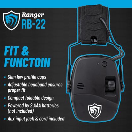 Elektronická sluchátka Otis EarShield Ranger Bluetooth