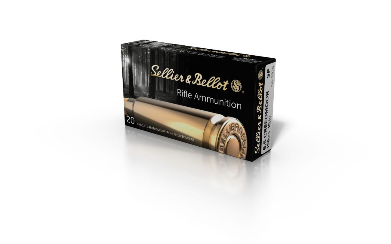 Náboj Sellier & Bellot 6,5 Creedmoor, 156gr/10,1g, SP