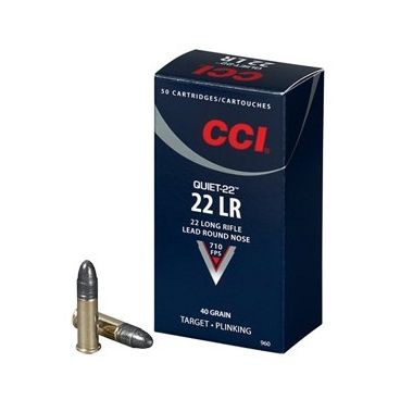 Náboj CCI .22 LR Quiet, 40gr/2,6, LRN