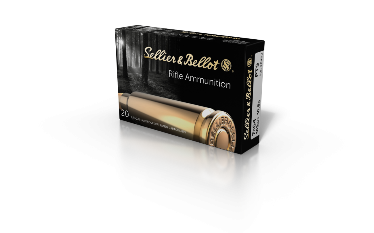 Náboj Sellier & Bellot 7x64 Hornady SST, 162gr/10,5g, PTS