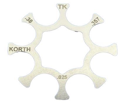 Klipy pro revolver Korth NXS/NXA .38/.357, 8 ran (5 ks)