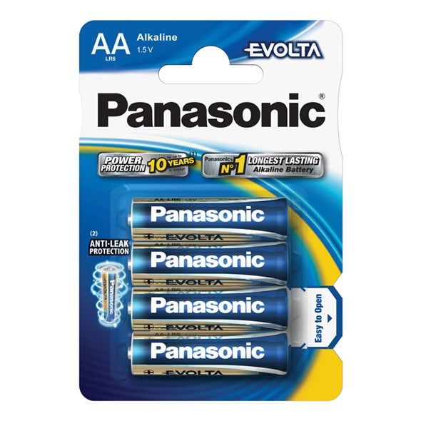 Tužkové baterie Panasonic AA LR6EGE/4BP EVOLTA