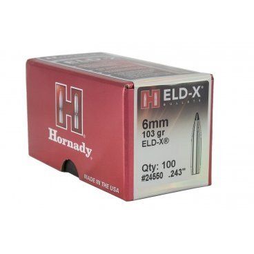 Střela Hornady 6 mm/.243, 103gr/6,7g, ELD-X
