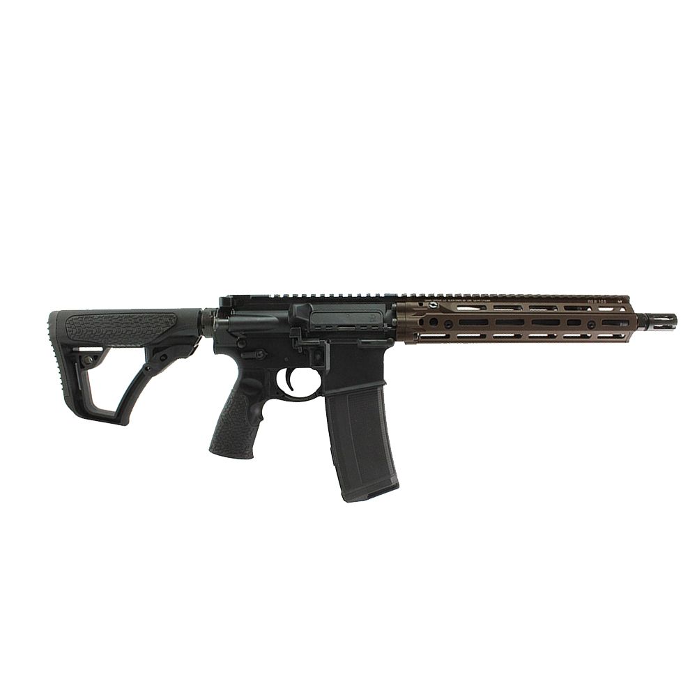 Samonabíjecí puška Daniel Defense DD4 RIII S, Černá/FDE