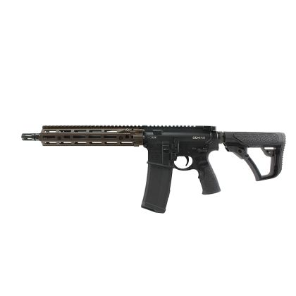 Samonabíjecí puška Daniel Defense DD4 RIII S, Černá/FDE