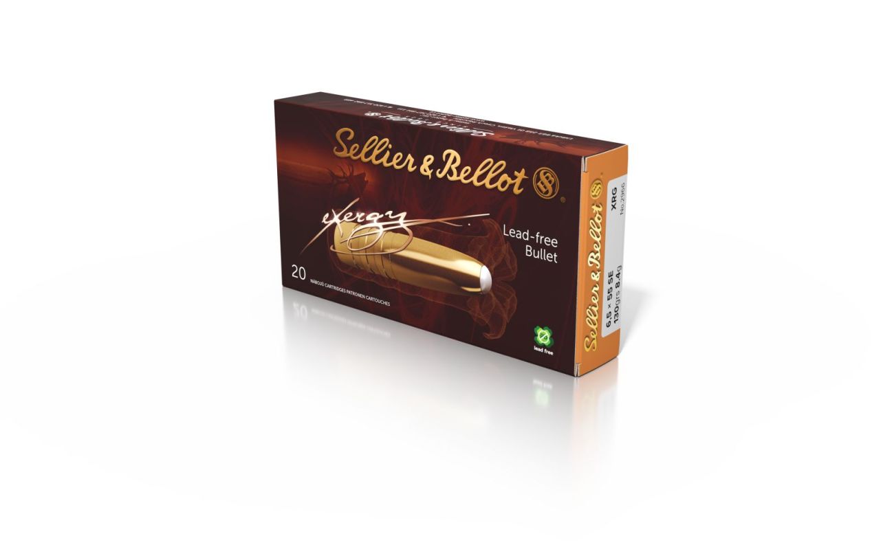 Náboj Sellier & Bellot 6,5x55 SE eXergy, 130gr/8,4g, XRG