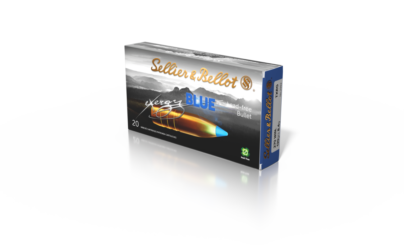 Náboj Sellier & Bellot .270 Win. eXergy Blue, 130gr/8,4g, TXRG