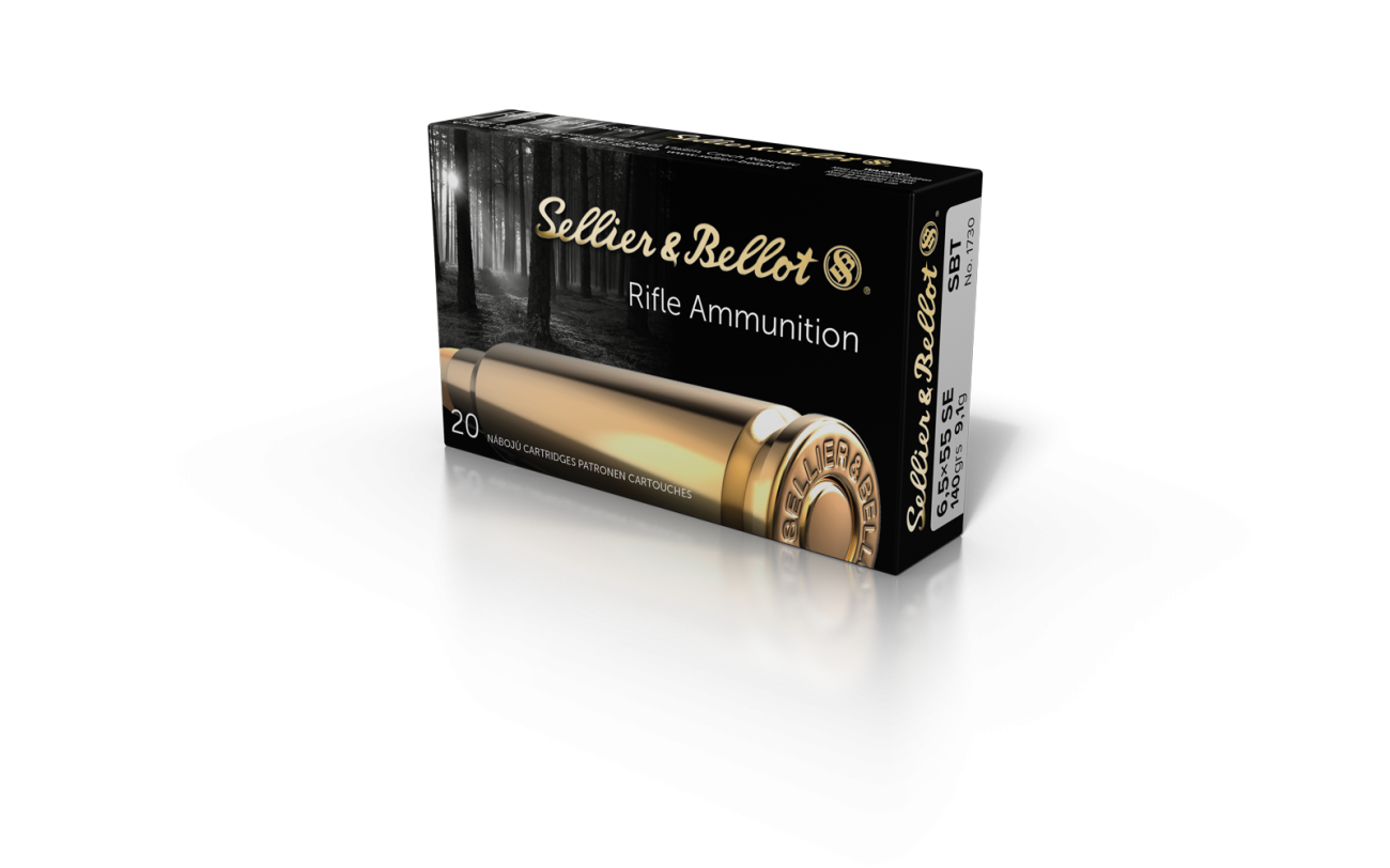 Náboj Sellier & Bellot 6,5x55 SE Sierra GameKing, 140gr/9,1g, SBT