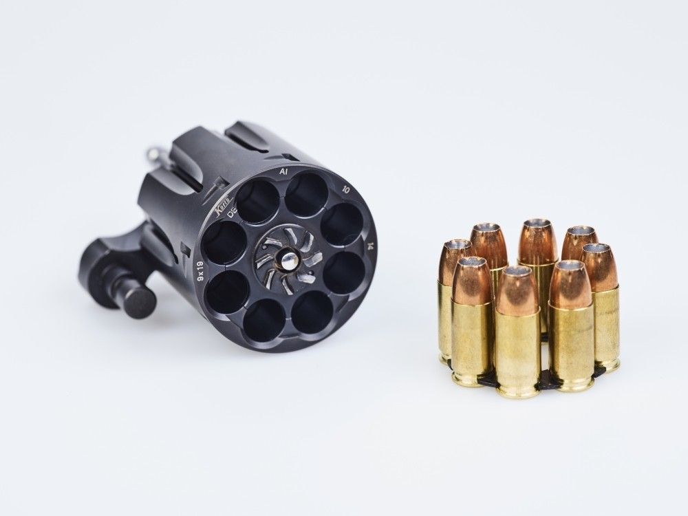 Výměnný válec pro revolver Korth NXA/NXS, 9x19, 8 ran