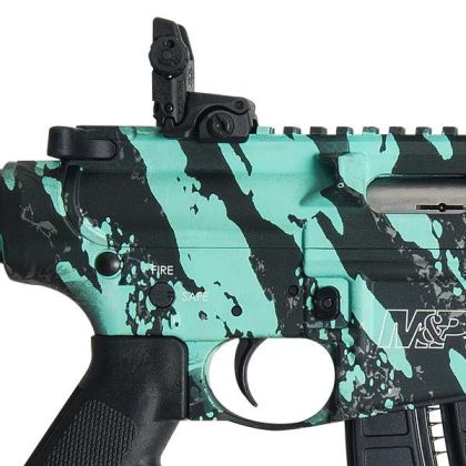 Samonabíjecí malorážka Smith & Wesson M&P 15-22 Sport Robins Egg Blue Platinum