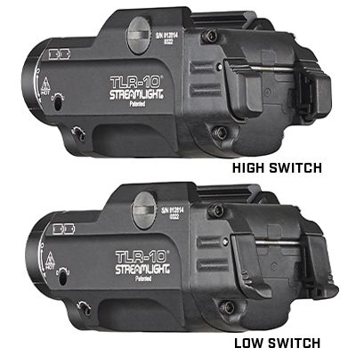 Svítilna Streamlight TLR-10, Červený laser