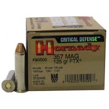 Náboj Hornady .357 Mag. Critical Defense, 125gr/8g, FTX